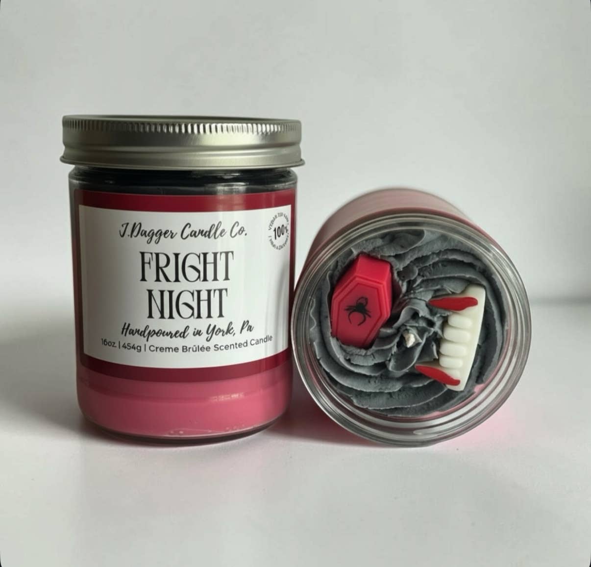 Vampire Themed Halloween Soy Dessert Candles