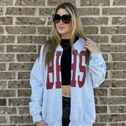 CUSTOM HIGH SCHOOL SPLIT SWEATSHIRT