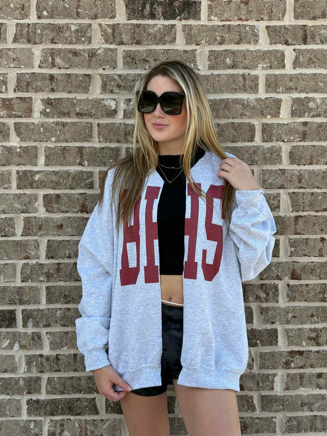 CUSTOM HIGH SCHOOL SPLIT SWEATSHIRT