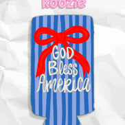God Bless America Koozie