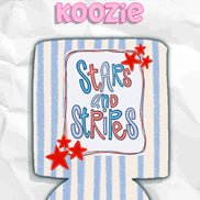 Stars and Stripes Patriotic Koozie