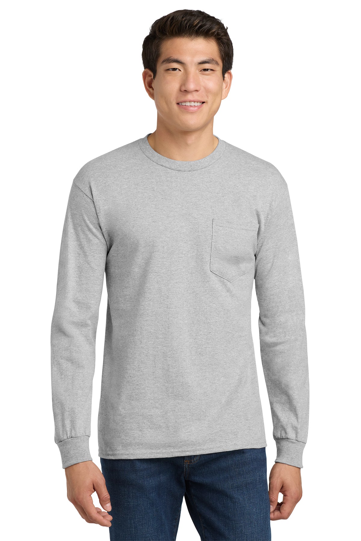 Gildan Ultra Cotton Long Sleeve w/ Pocket (2410)