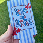 Stars and Stripes Patriotic Koozie