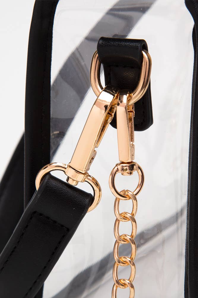 Clear Rectangle Crossbody Bag