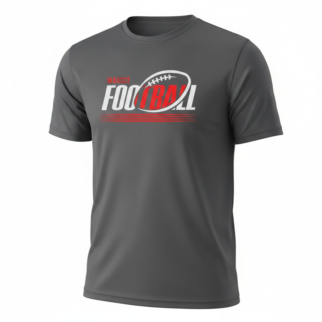Team Mascot Football Dri-Fit Shirt - Made To Order