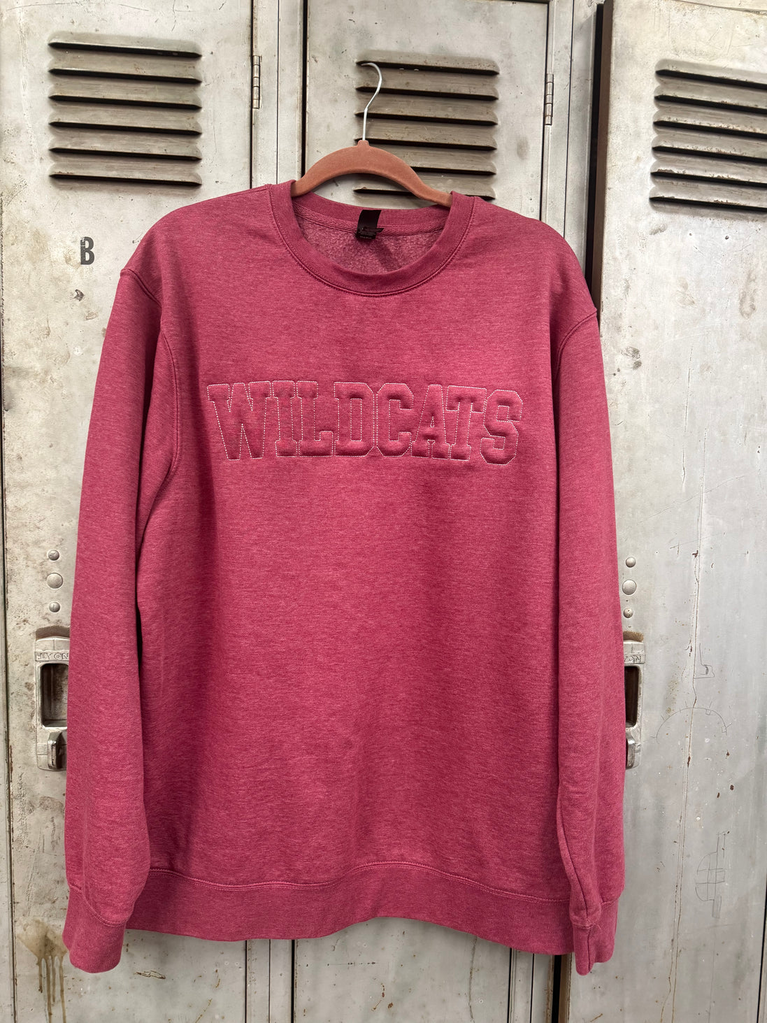 Faux Embossed Sweatshirt