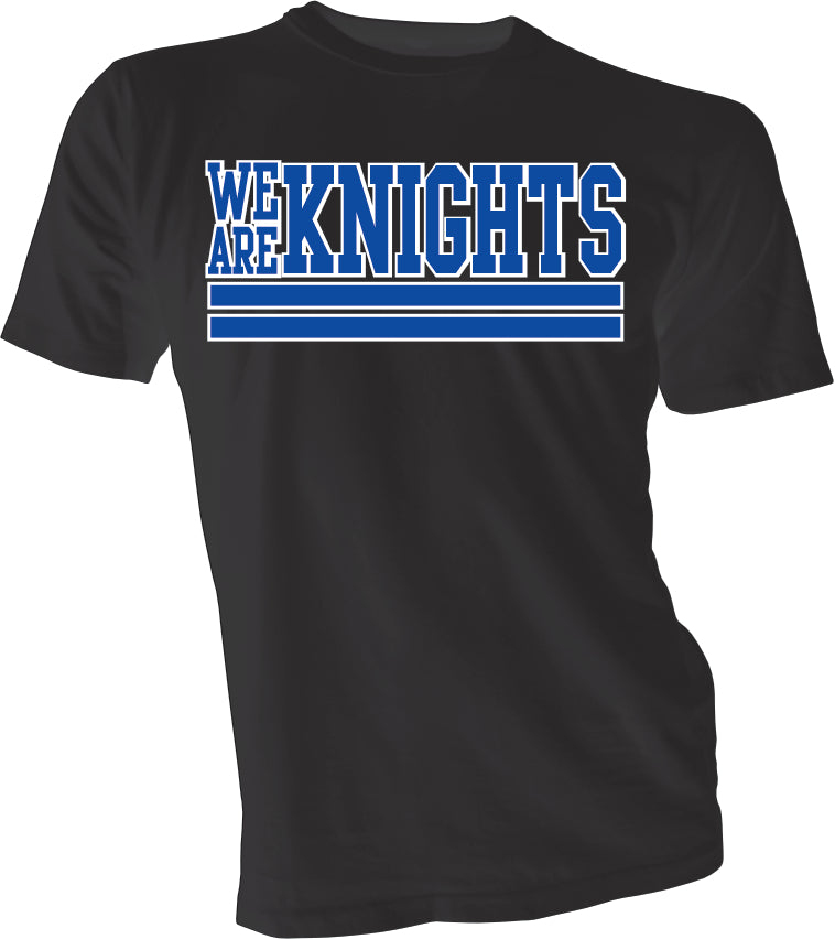 We Are Knights Black Out Tee - Made To Order