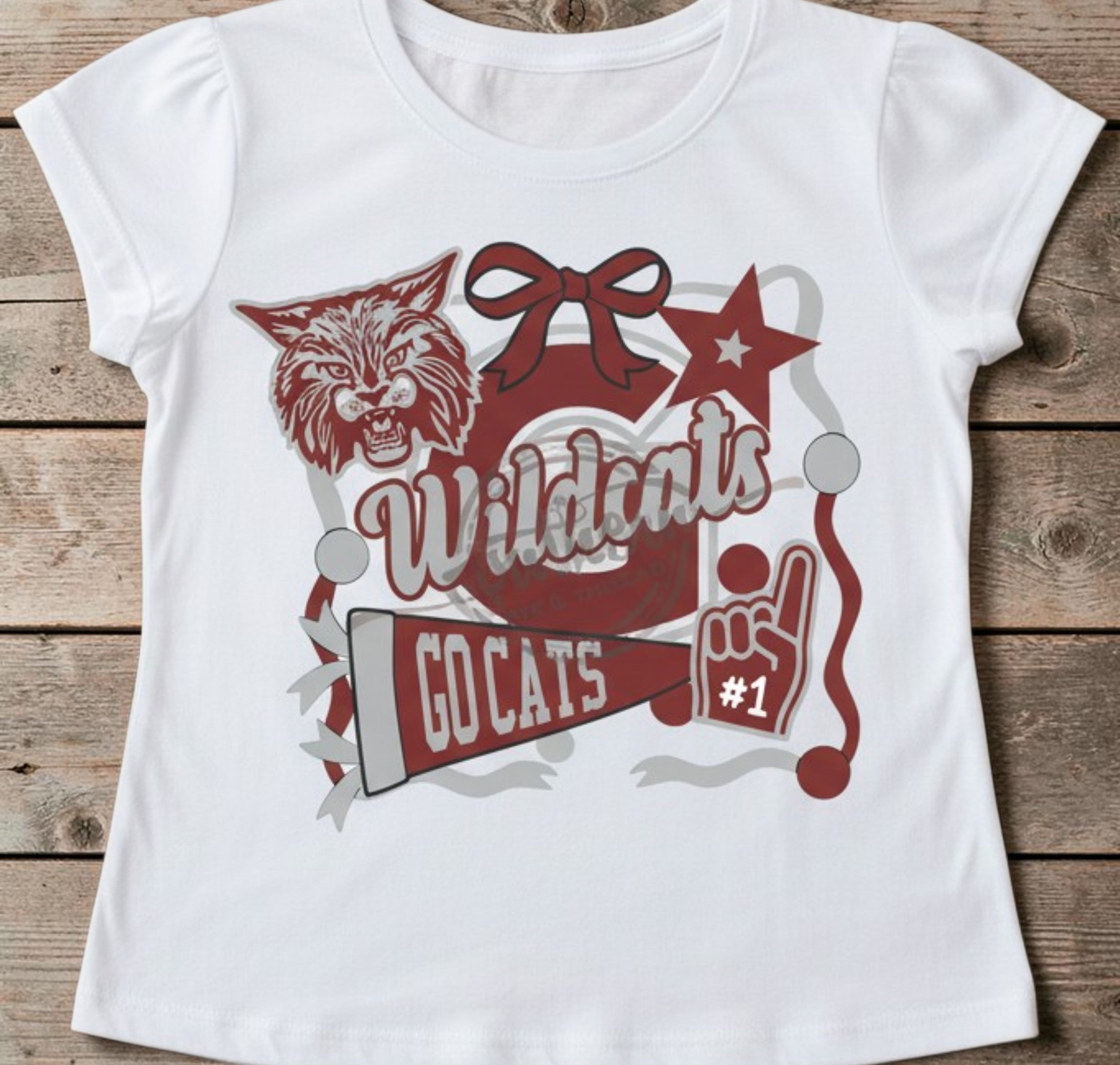 Wildcats Go Cats Spirit Shirt Design
