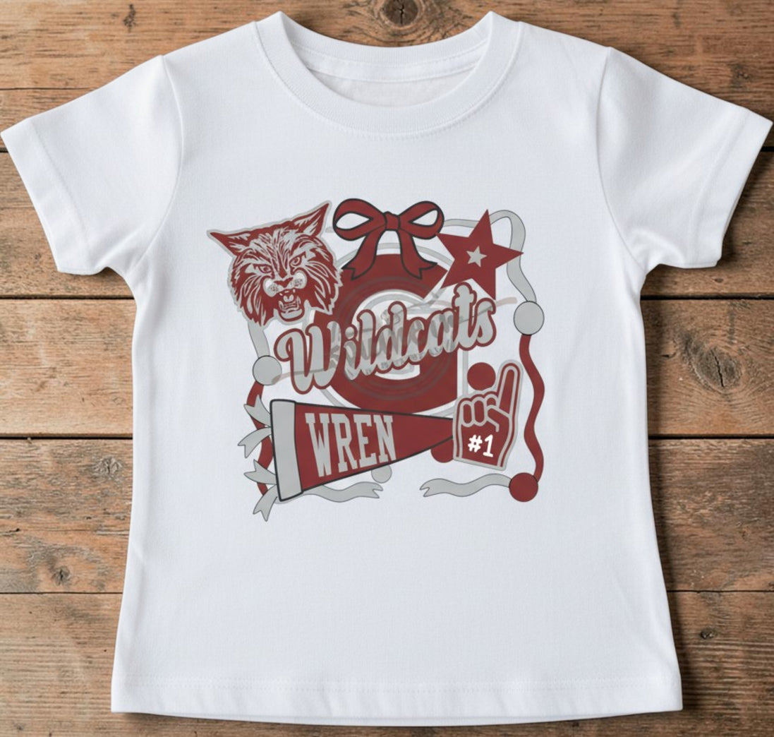 Wildcats Go Cats Spirit Shirt Design