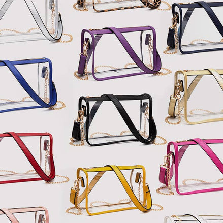 Clear Rectangle Crossbody Bag