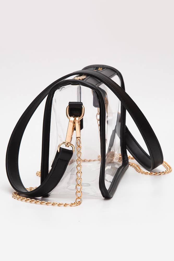 Clear Rectangle Crossbody Bag