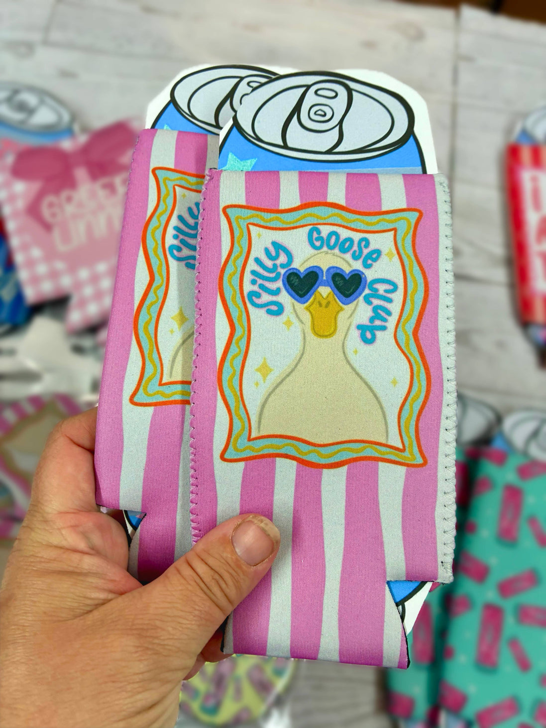 Silly Goose Club Koozies