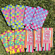Tanned and Tipsy Summer Koozie