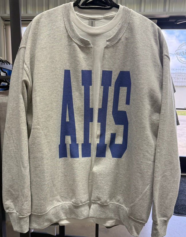 CUSTOM HIGH SCHOOL SPLIT SWEATSHIRT