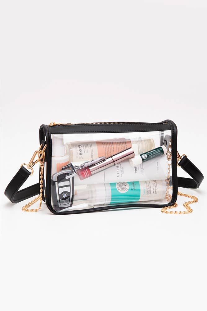 Clear Rectangle Crossbody Bag