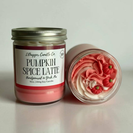 Pumpkin Spice Latte Soy Dessert Candles