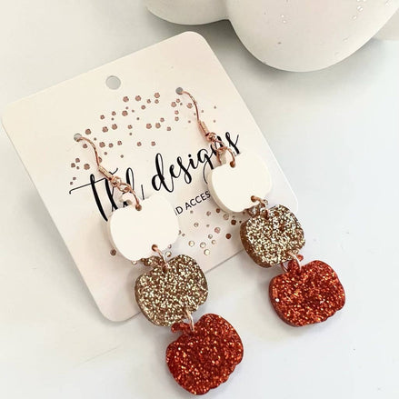 Triple Pumpkins Earrings