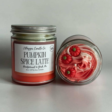 Pumpkin Spice Latte Soy Dessert Candles